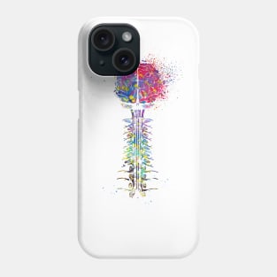 Brain and cervical Phone Case