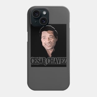 Cesar Chavez Black & White Phone Case