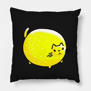 Sourpuss - Chonky Lemon Kitty Cat Pillow