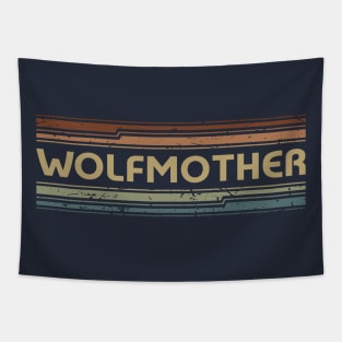 Wolfmother Retro Lines Tapestry