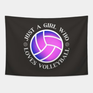 Just A Girl Who Loves Volleyball Tapestry