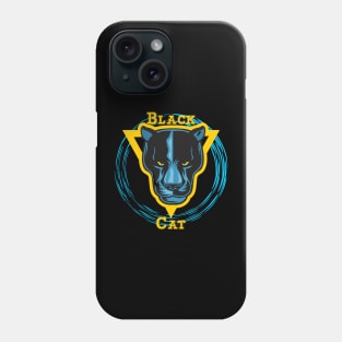 Black cat Phone Case