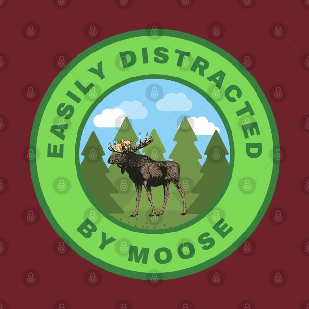 Easily distracted by Moose by InspiredCreative