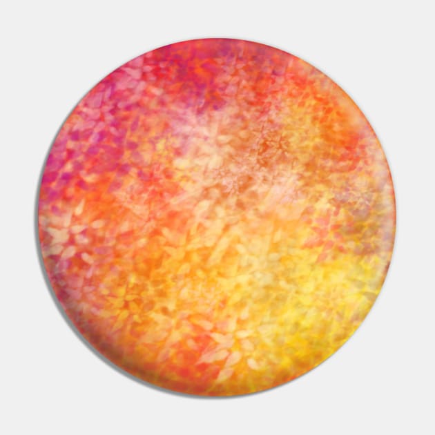 Vibrant Fall Autumn Leaves Pattern Pin by Art by Deborah Camp
