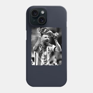 Lionel Messi mode black Phone Case
