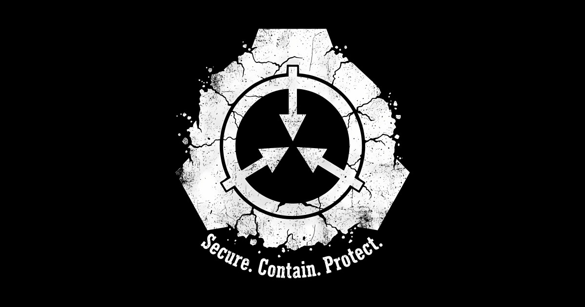SCP Foundation Grunge Logo - Scp - Sticker | TeePublic