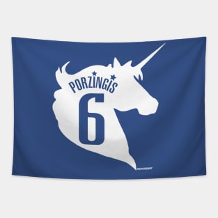 The Unicorn - Kristaps Porzingis Tapestry