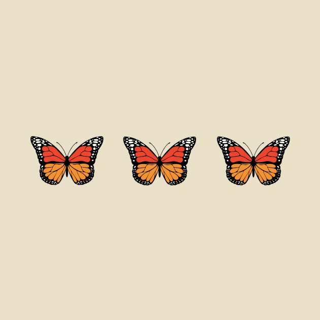 Three butterflies by DEMON LIMBS