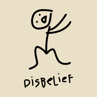 Funny Stickman Disbelief T-Shirt