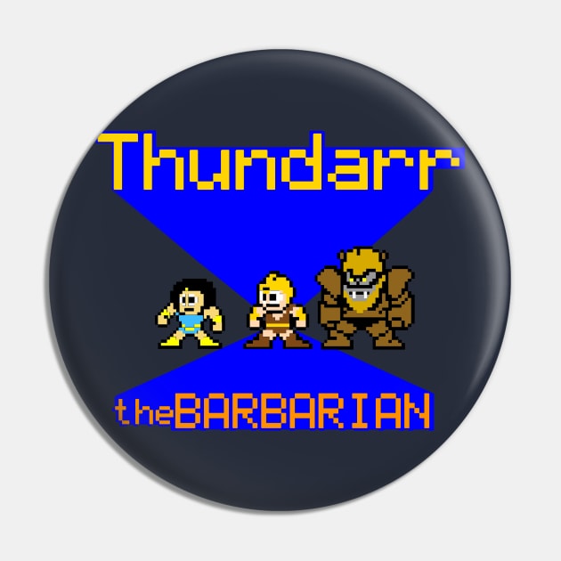 Thundarr the Barbarian 8Bit Pin by chriswig