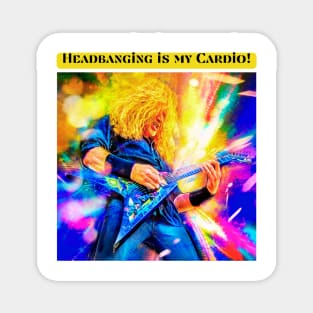 'Headbanging is my Cardio' Magnet