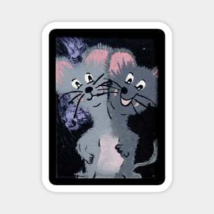 Chester Twins Painting Magnet