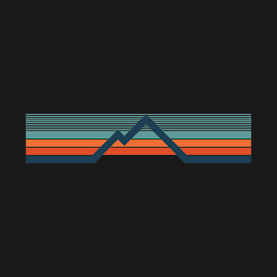 Retro Mountain Lines T-Shirt