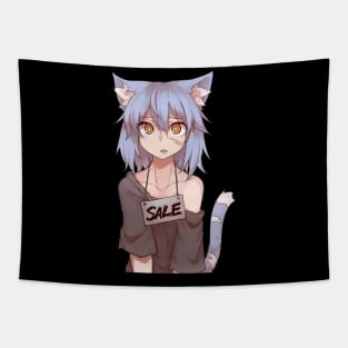 Poor Neko Tapestry