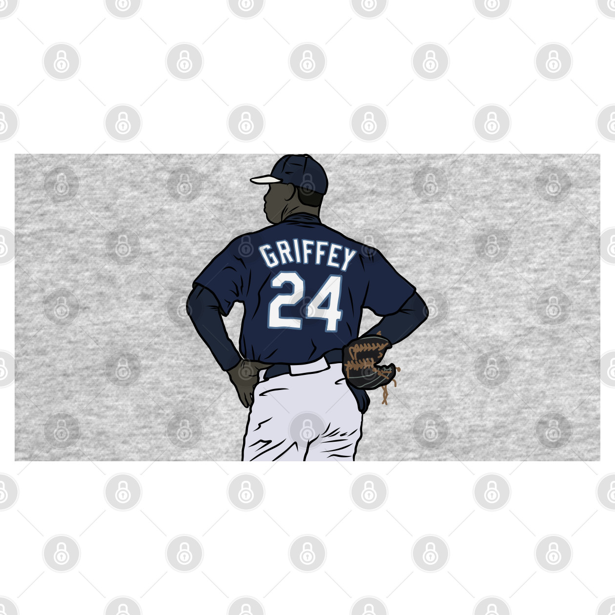 rattraptees Ken Griffey Jr. Back-to T-Shirt