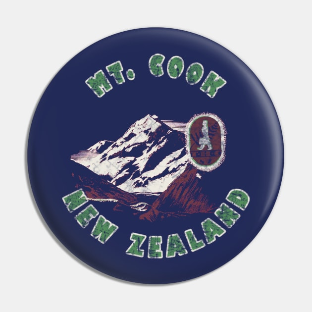 Mt. Cook New Zealand Vintage Pin by Hilda74