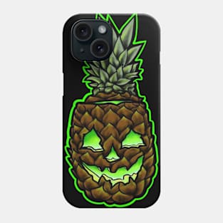 pineapple jack o lantern Phone Case