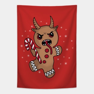 Gingerbread Krampus Tapestry