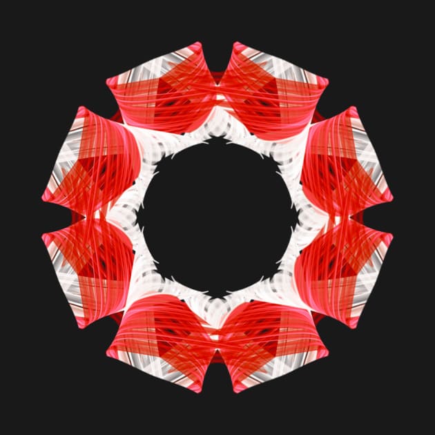 Red mandala by Meo Design