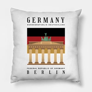 make a journey to Germany Pillow