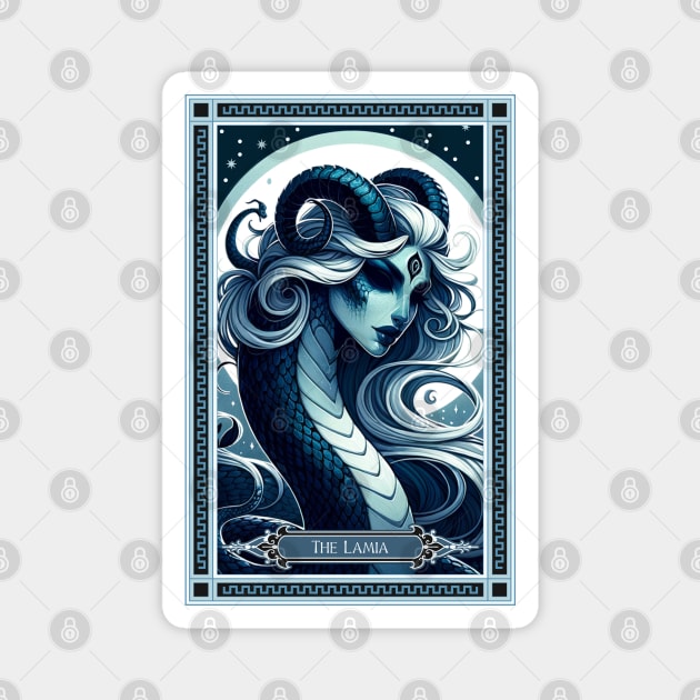 The Lamia Tarot Card Magnet by HolidayBug