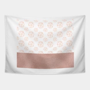 Blush succulents en rose gold Tapestry