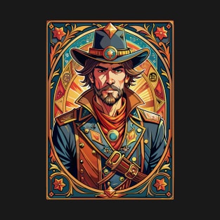 Cowboy tarot card T-Shirt