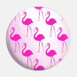 Seamless Flamingo Pin