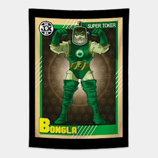 Bongla, Tokedarr The Weedbarian, vintage hero card Tapestry