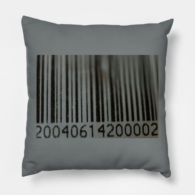 Barcode Pillow by Ckauzmann