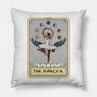 The Dancer Tarot Card, Ballet Dancer Pillow