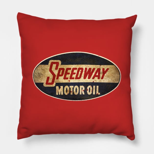 Speedway Oil Pillow by Midcenturydave