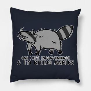 Ankle Biter - Raccon Pillow