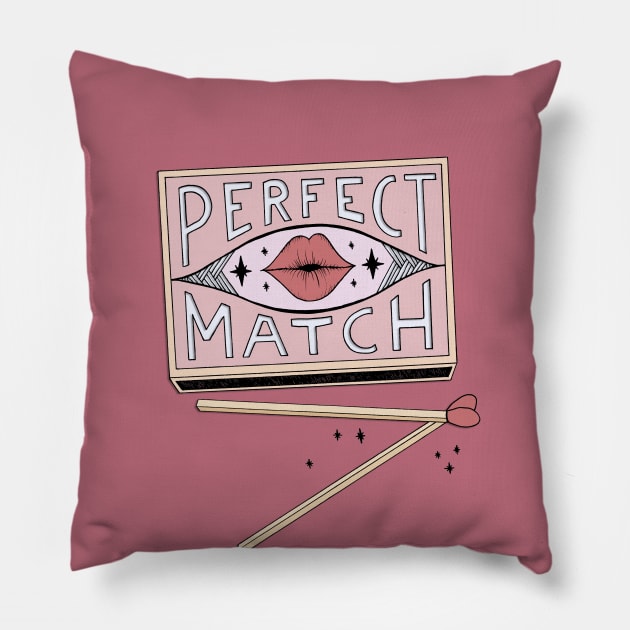 Perfect Match Pillow by Barlena