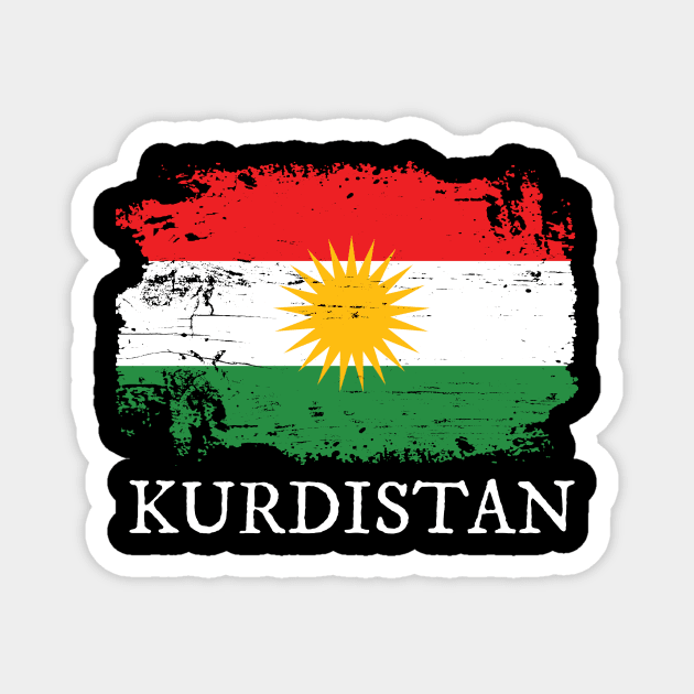 Kurdistan Flag Magnet by Shiva121