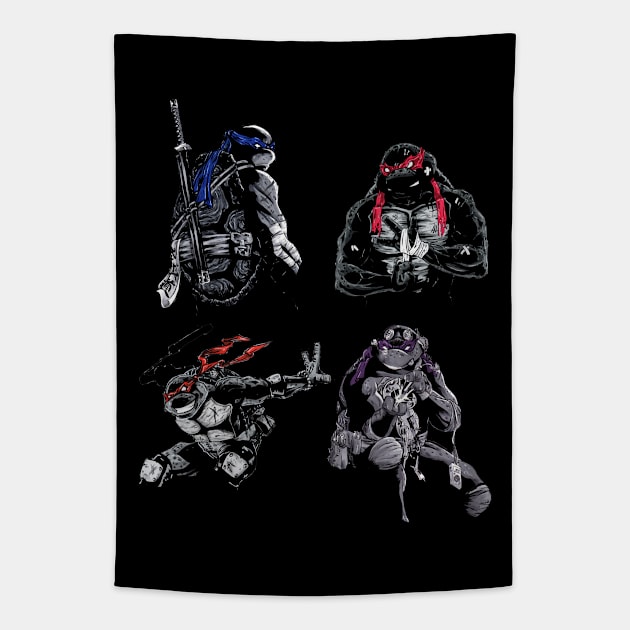 Brothers 1 Tapestry by JonathanGrimmArt