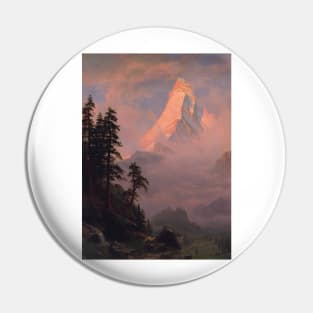 Sunrise on the Matterhorn is painting by American artist Albert Bierstadt. Pin