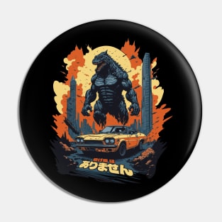 Godzilla car design Pin