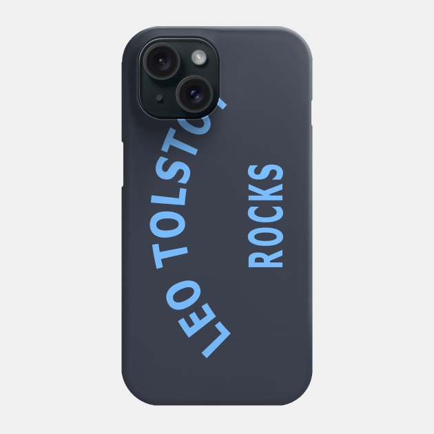 Leo Tolstoy Rocks Phone Case by Lyvershop