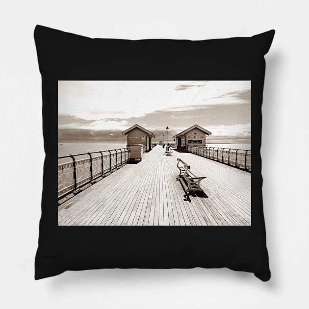 Nostalgic Pier Pillow by AlexaZari