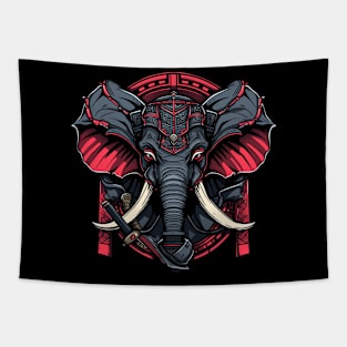 samurai elephant Tapestry