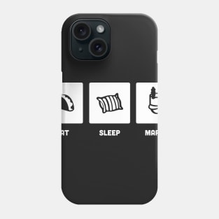 Eat, Sleep, March | Marching Band Phone Case