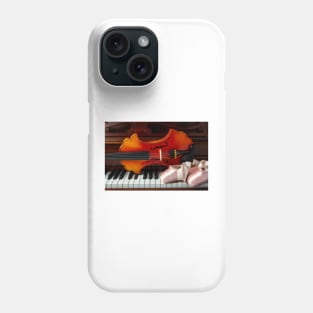 Pointe Shoes And Baroque Violin Phone Case