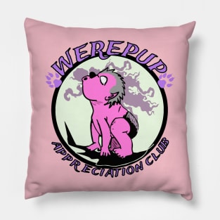 Werepup Appreciation Society.. Pillow