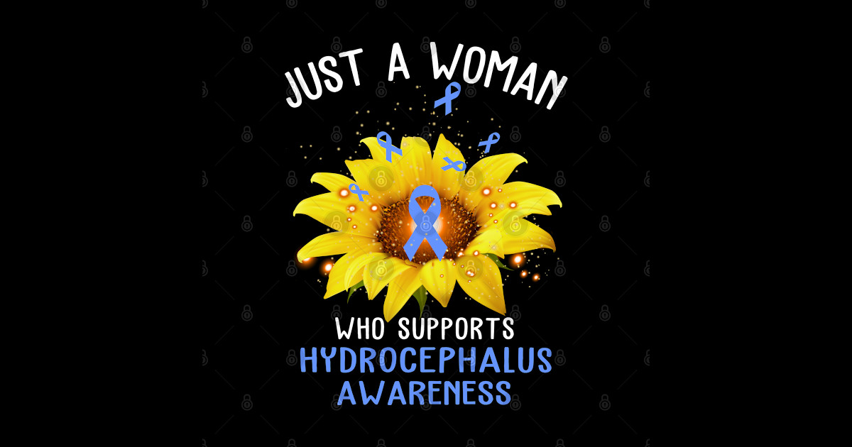 Just A Woman Who Support Hydrocephalus Awareness Hydrocephalus Awareness Sticker Teepublic 2724