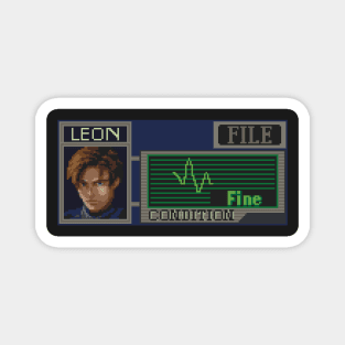 Resident evil pixel art Magnet