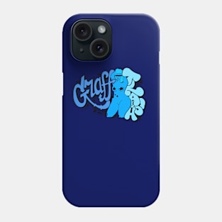 Graff Trashing Blue Phone Case