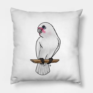 Bird - Bare-Eyed Cockatoo - Crest Down Pillow