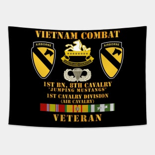 Vietnam Combat Vet w 1st Bn 8th Cav 1st Cav Div - Jump Mustangs - Hat Tapestry