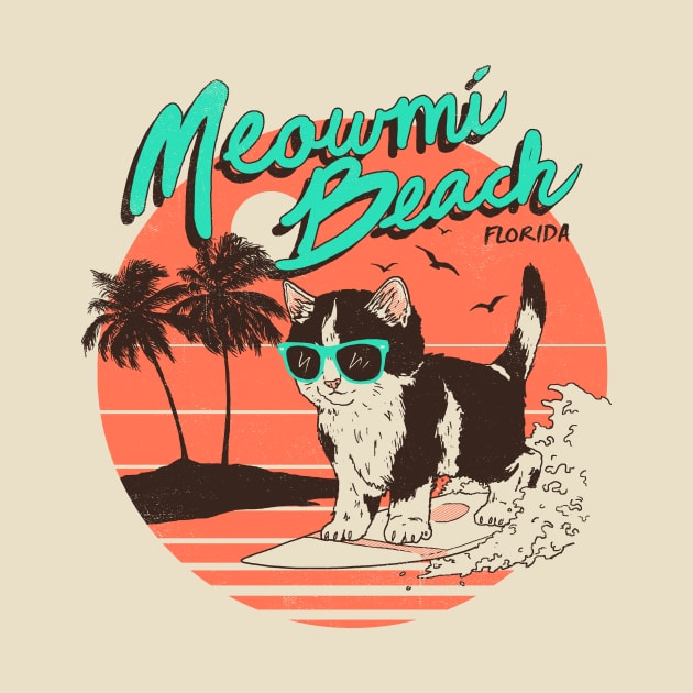 Meowmi Beach by Hillary White Rabbit